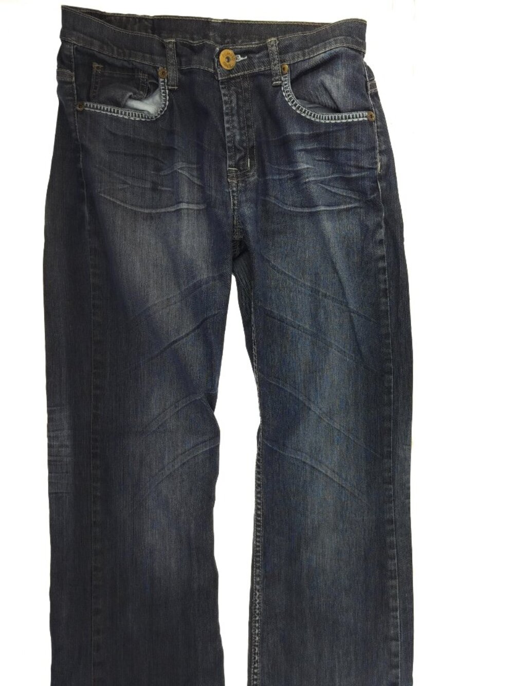 Firefly Denim Size 8 Bootcut Dark Wash Stretch Jeans